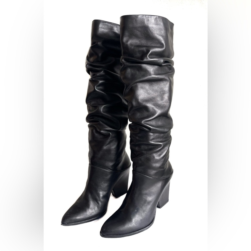 Stuart Weitzman Leather Boot Size 36.5 - image 4